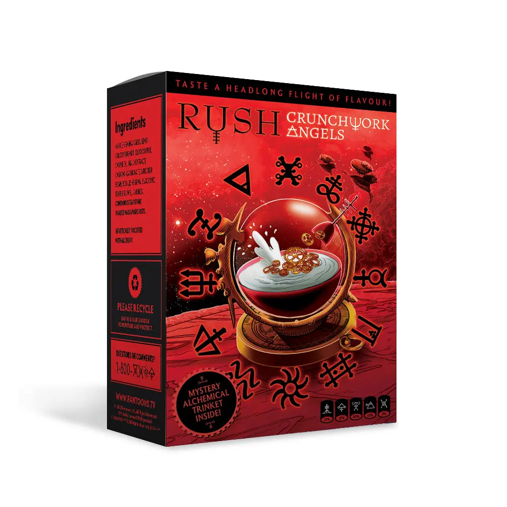 RUSH: Crunchwork Angels Decorative Cereal Box - Official Rush Merch
