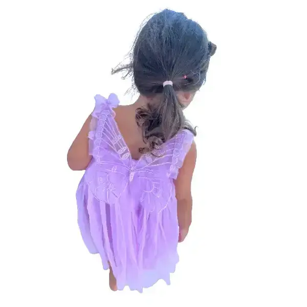 17 - Purple Butterfly Fairy Dress