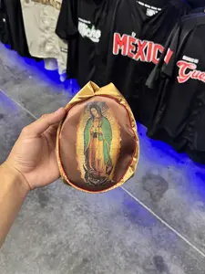 Forro Para Sombrero VIRGEN GUADALUPE (COLOR ORO/ORO)