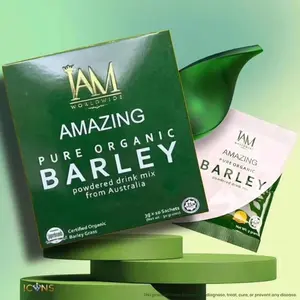 Barley Pure Organic Powdered Beverages Healthcare Dietary Fitness Supplement Vitamin Fiber Drink Edible