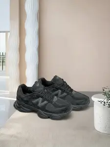 Unisex Vintage Style 9060 Dad Shoes, Couple Thick Sole Footwear, Durable Breathable Casual Sports Sneakers, All-Season Low Top Flatforms