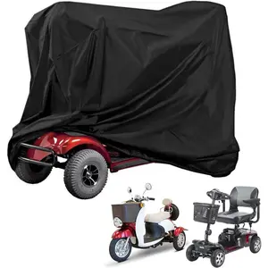 Mobility Scooter Cover, 55inch Wheelchair Cover Waterproof for 3&4 Wheels Electric Mobility Scooter Accessories Outdoor-55"L x 26"W x 36"H