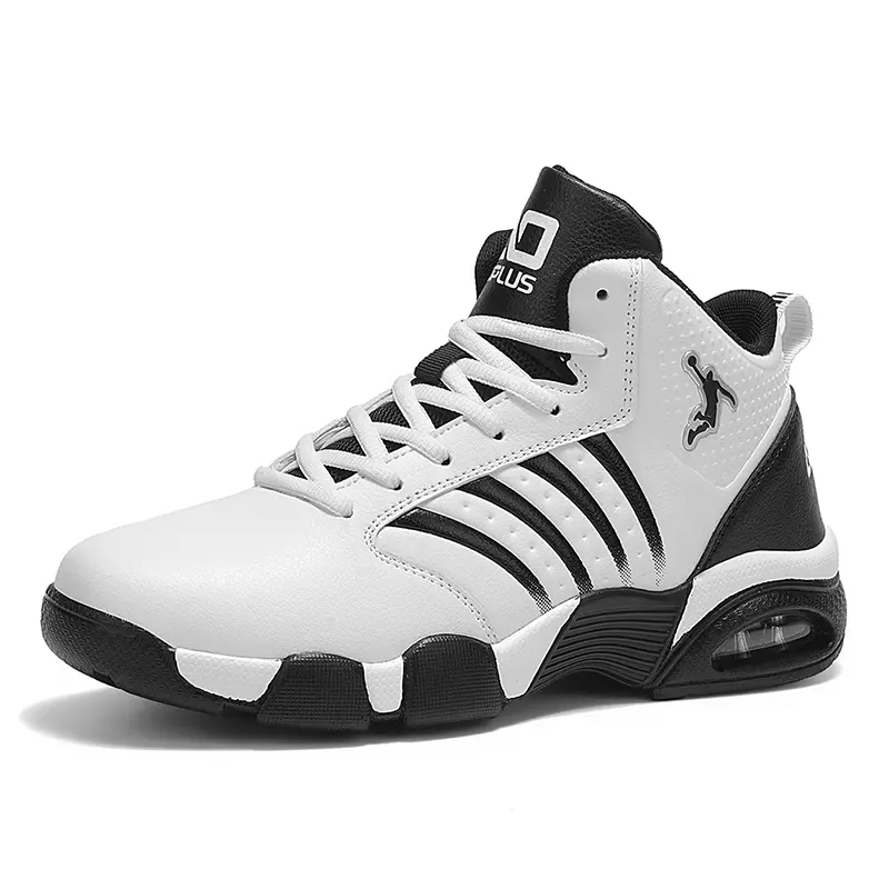 AOPLUS Men’s High Top Basketball-Themed Lace Casual Trainers - Pro-Grade Traction, Cushioned Support, Breathable Design, High-Profile, Masculine, Smart, High-Profile Casual Trainers