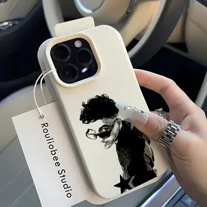 Rapper R-Rauw A-Alejandro Phone Case for iPhone 16, 15, 14, 13, 12, 11 Pro Max Plus - Shockproof Soft Back Cover, Couple Gift, Soft Phone Cover, Rapper Theme, Uv Printed Artwork, Durable Back Cover, Injection Molded Case, Protective Phone Cover