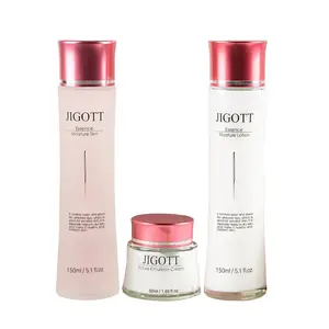 JIGOTT  Essence Moisture Skin Care 3 Set 150ml + 30ml (Skin), 150ml + 30ml (Lotion), 50ml (Cream)