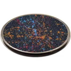 TMS Micro Black Splatter Figure Skating Spinner