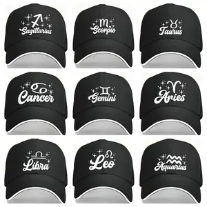 Twelve Zodiac Sign Baseball Cap| Minimalist Style Astrology Zodiac Birthday Gift Hat summerwins