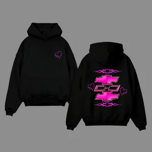 Vintage Chevy Bowtie Heart Graphic 80s Muscle Car Hoodie – Chevrolet Retro Hoodie, Classic Chevy Fan Gift, American Car Enthusiast Apparel, Retro Car Streetwear