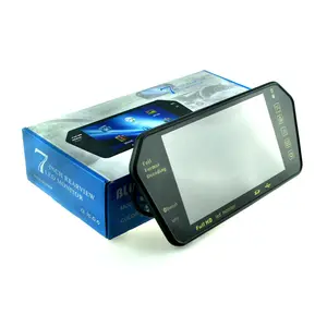 Car Rear View For Backup Camera Navigator HD 7'' TFT LCD USB MP5 player Bluetooth Mirror Monitor Solid FM/USB/TF HD LCD TFT Display