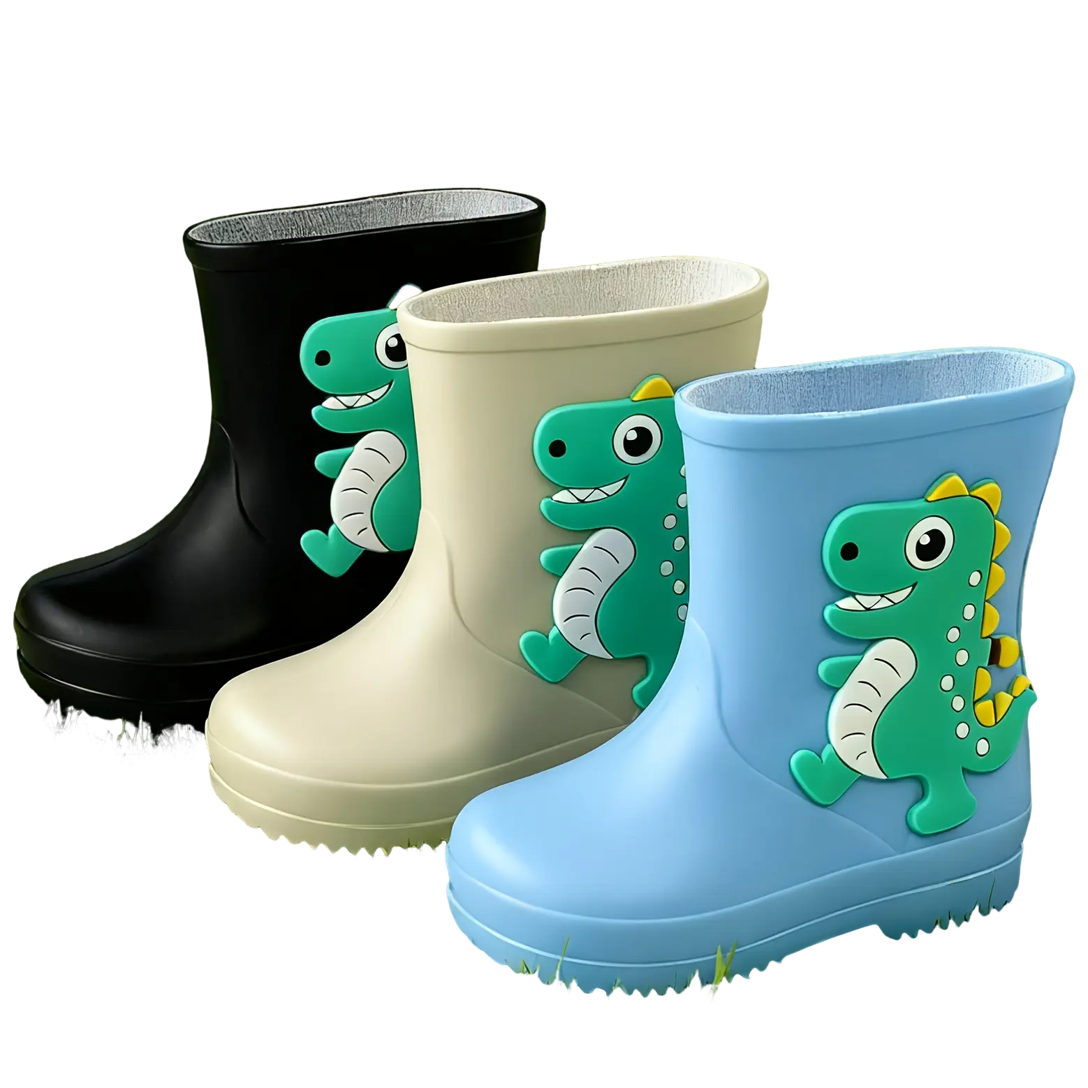 Kids Dinosaur Rain Boots Toddler Soft Sole Water Shoes for Outdoor Adventures River Walks Wading Rainy Weather School Travel Hiking