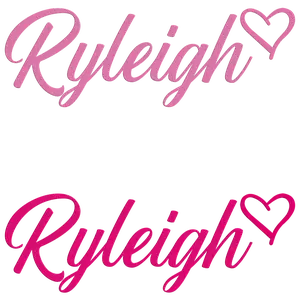 Cursive Name Decal - Personalized Name Decoration-Ryleigh
