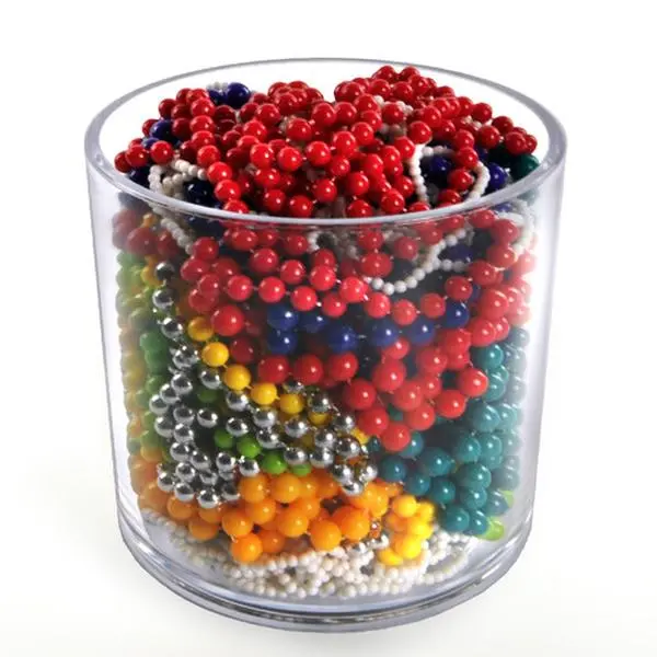 Azar Displays 6" Dia. Deluxe Clear Acrylic Round Cylinder Bin for Counter, 2-Pack