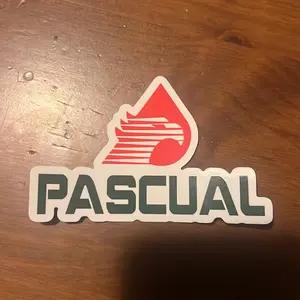 Pascual pemex vinyl sticker, 3x2 inches