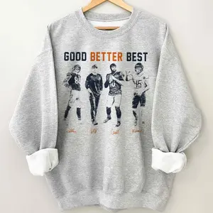 [Sale Up To 50%] Good Better Best Chicago Vintage Sweatshirt, Retro Chicago Bear Football Sweatshirt , Chicago Bear Fan Gift, Trendy USA Cotton Fabric