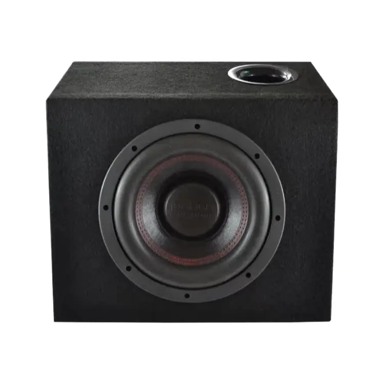 Trapezoidal Empty Car Audio Enclosure - 10in, 12-inch Trunk-Fit Boxes for Deep Bass Speakers, Thick Lightweight Durable Material, Space-Maximizing, Easy to Paint/Wrap, Easy Mounting, DIY Mods for Car Audio Installation