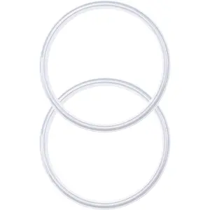 2 Pack - 20 & 10 oz Replacement Rubber Lid Ring, 3.3 Inch Diameter Gasket Seals, White Lid Gasket Rings for Insulated Stainless Steel Tumbler fits , Ozark Trail, Beast and Renowned Brands