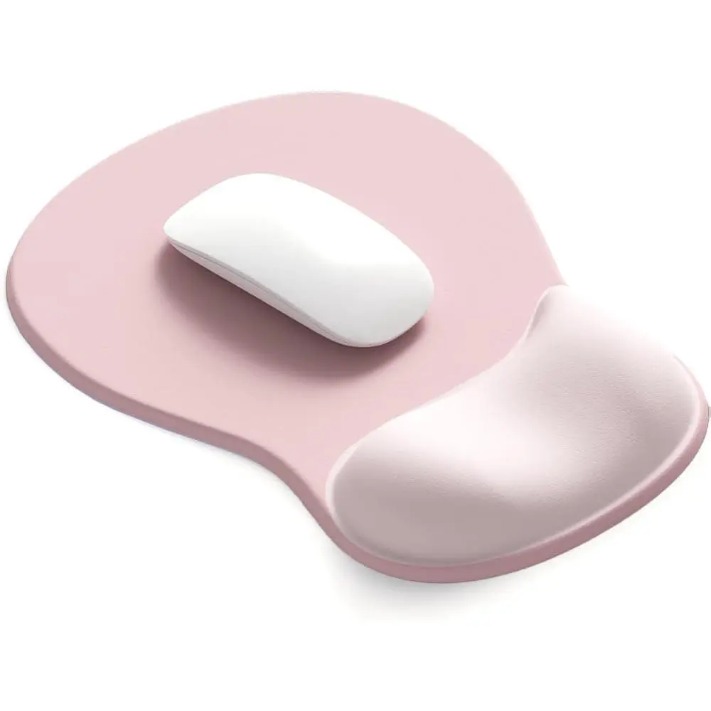 Ergonomic Gel Mouse Pad with Wrist Rest - Non-Slip Base Memory Foam Wrist Support for Office Gaming & Home, Pain Relief Computer Mat