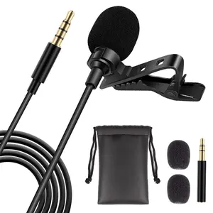 5Core Lavalier Microphone Clip on Professional Grade 3.5Mm Lapel Mic Omnidirectional Lav Mic Does not apply