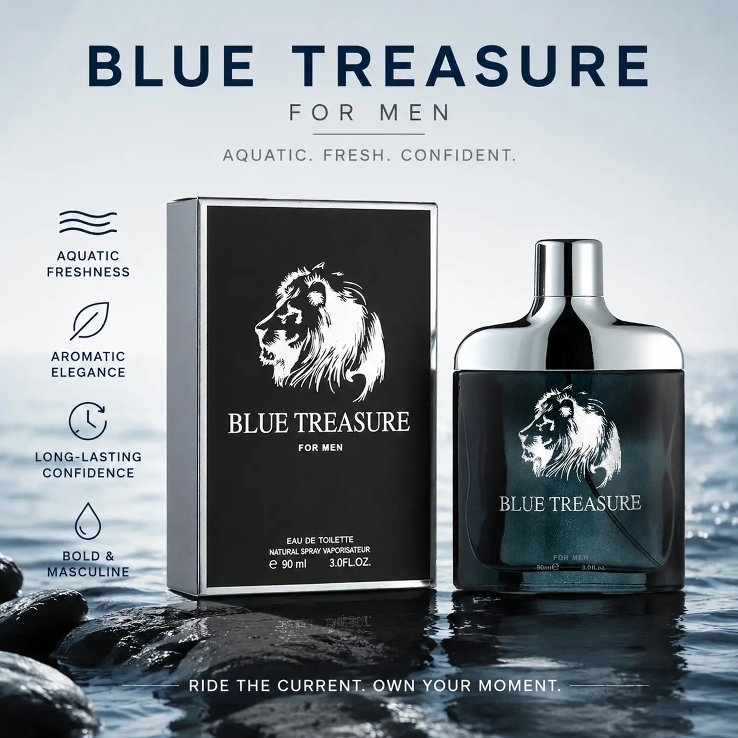 Men's Night Power Pheromone Cologne with long-lasting floral fruity woody notes. Formulated to attract her completely, keep her wanting you all night, and create a wild passionate night together. Great Valentine's & Christmas gift.