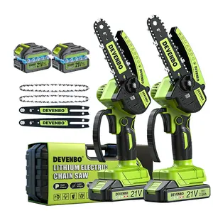 Electric chain saw set