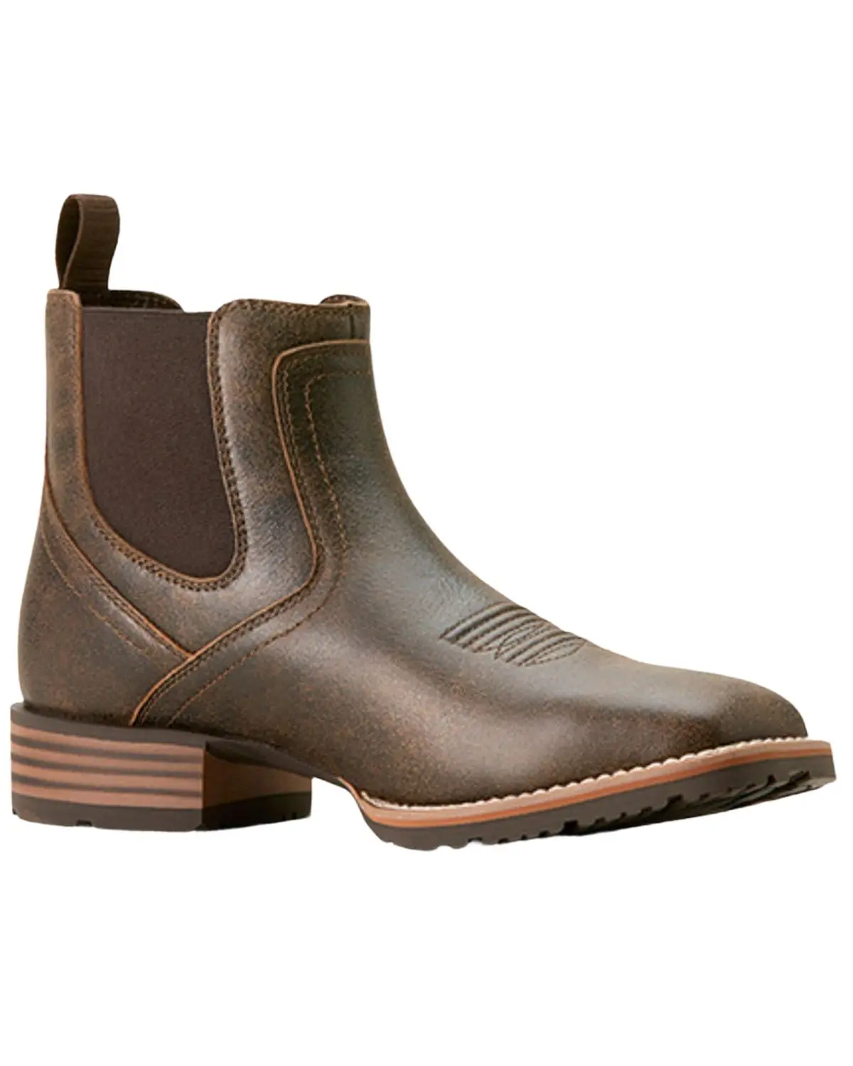 Ariat Men's Men'S Hybrid Low Boy Chelsea Boot Broad Square Toe - 10053626