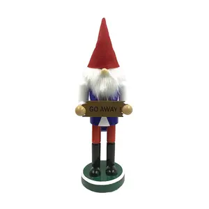 Santa's Workshop Inc. 12"H Go Away Gnome Nutcracker