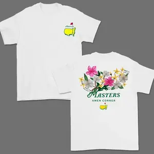 [SALE OFF 50%] Masters Amen Corner Golf T-Shirt, Vintage Golf Graphic Tee, Augusta Inspired Golf Shirt, Soft Breathable Cotton T-Shirt, Classic Casual Golf Apparel for Men and Women CJ