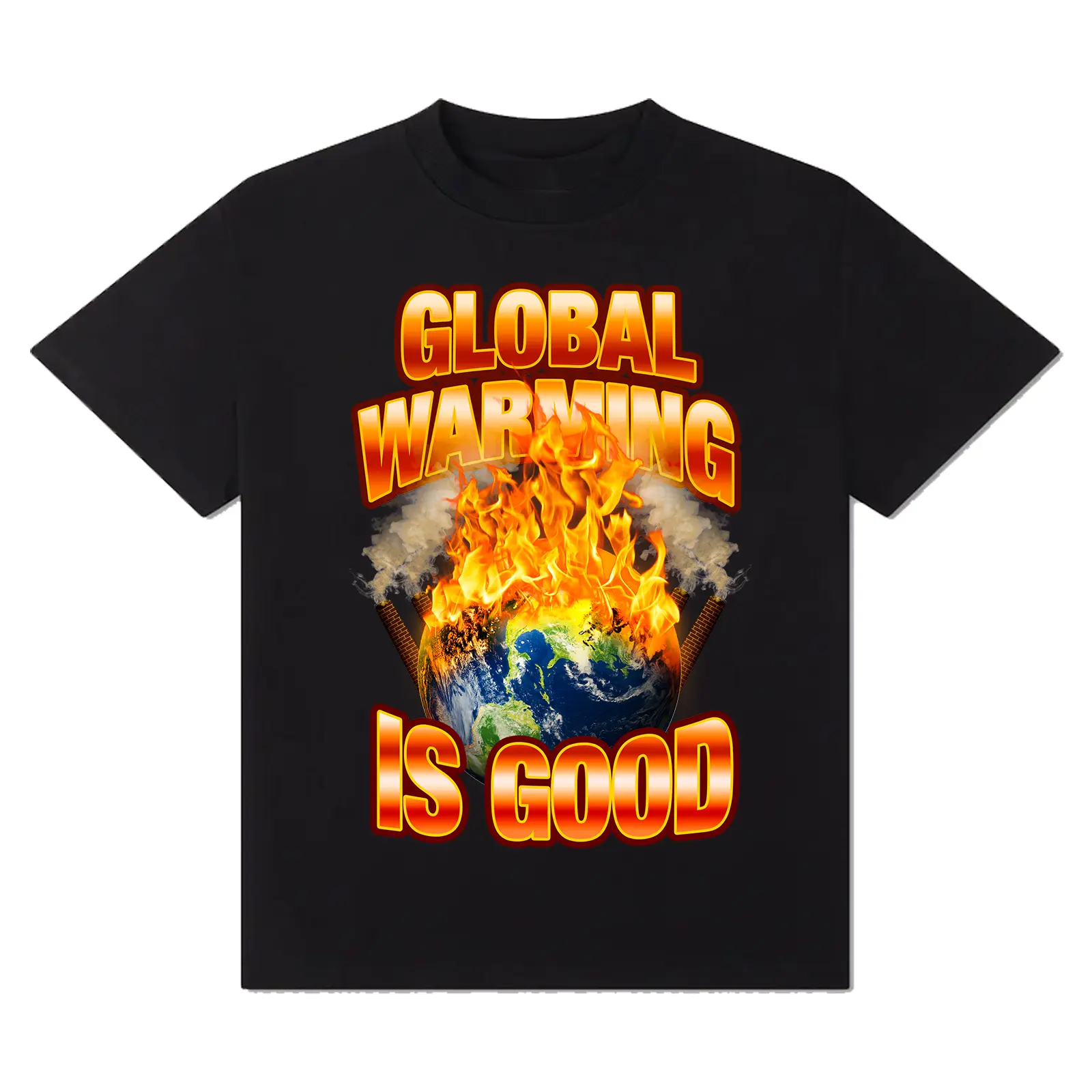 Global Warming is Good T-Shirt - Urban Vintage Graphic Tee, Streetwear Staple for Men & Women