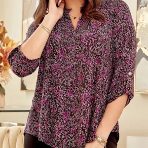 Dear Scarlett Lizzy Top V0026 Black Magenta