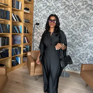 Opulence Classic Kaftan - Versatile Loose Fit Dress with Tie Waist Cinching, Available in Multiple Colors, One Size Fits Most, Plus Size Available