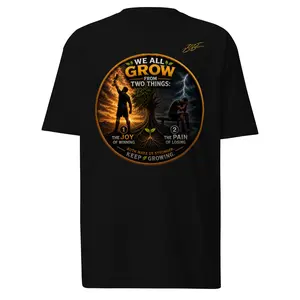 We all grow from two things premium heavyweight tee