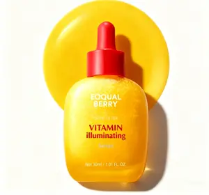 EQQUALBERRY Vitamin Illuminating Serum – Brightening Vitamin C & Niacinamide Serum | Strengthens Skin Barrier, Hydrates with Ceramide and Hyaluronic Acid, 1.01oz / 30ml