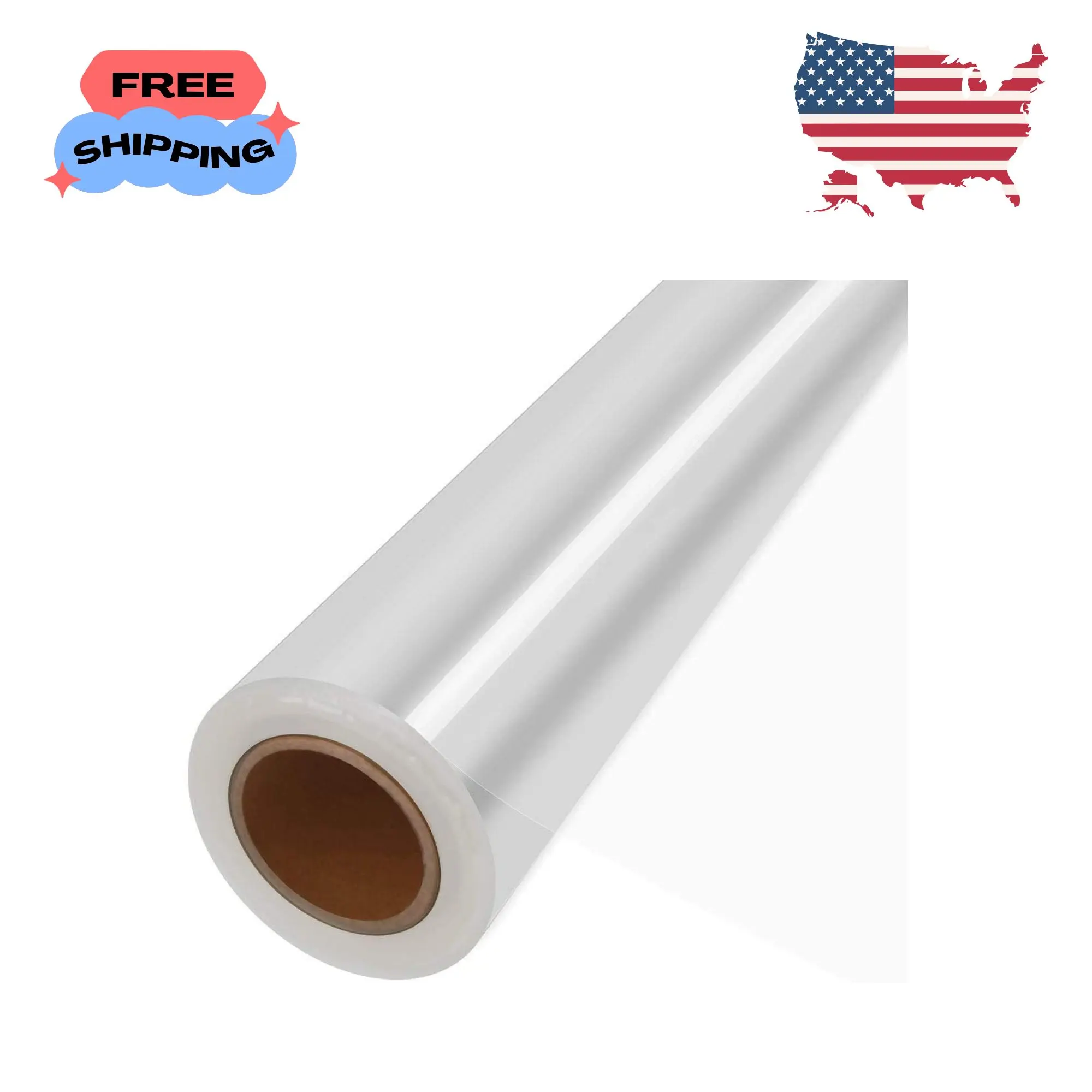 100 ft Clear Cellophane Wrap Roll (31.5 in x 100 ft) - 3 Mil Thicken Cellophane Roll