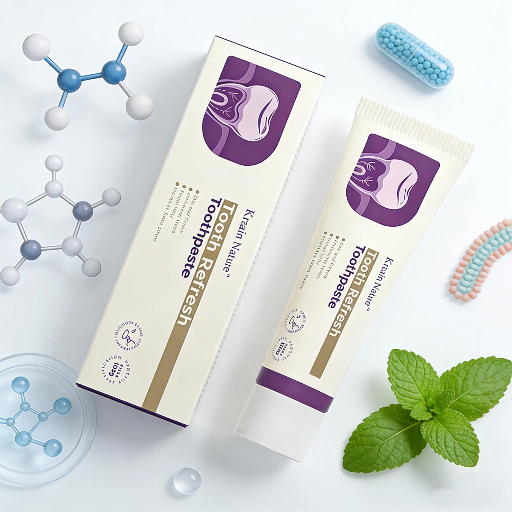 Kreain Nature Toothpaste |Gentle on Gums Natural Formula to Freshen Breath & Shield Overall Teeth Health Daily |Dealsforyoudays