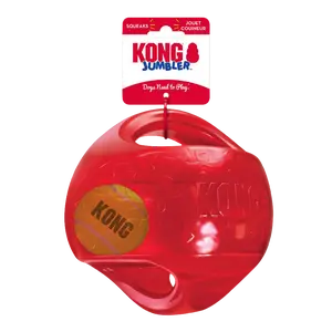 KONG Jumbler Toy Ball: Interactive Play (for Large/XL Dogs) KONG Jumbler Toy Ball: Interactive Play (for Large/XL Dogs)