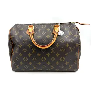 Pre-owned Louis Vuitton AS Shown Tote Bags hz 4217 Speedy Monogram Canvas Handbag 26.05.09