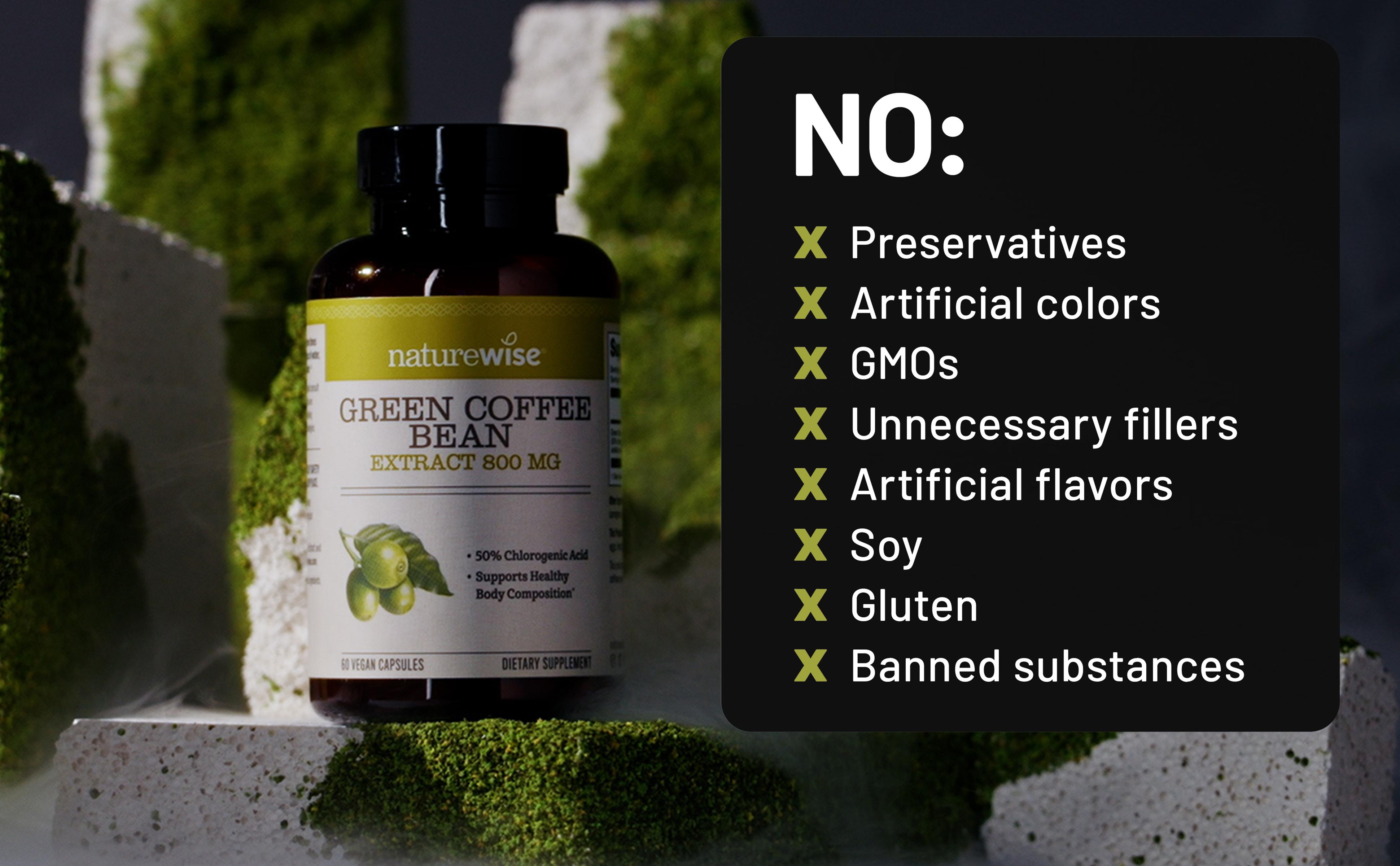 NatureWise Green Coffee Bean Extract Capsule for Healthy Weight, Energy - Supplement Healthcare Edible Dietary Fitness