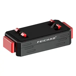 Feichao Aluminum Alloy Magnetic Quick Release Mount Base, 1/4 Screw Hole, Compatible with Insta360 Ace Acepro Acepro2 X5 Action Camera