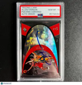 1995 Upper Deck #SPX35 Allen Iverson Auto 10 PSA Slabbed 76ers