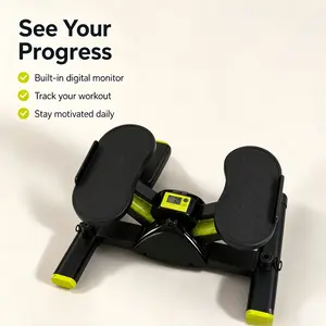 Adjustable Hydraulic Stair Stepper - Home Gym Low-Impact Fitness Equipment with Non-Slip Pedals for Home, Desk Workouts #MiniStepper #HomeWorkout #CardioAtHome twist machine