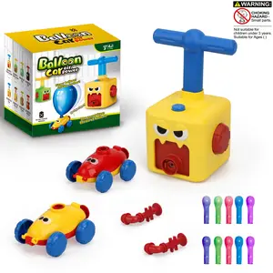 Air Power Balloon Car Toy Complete Set, Fun Stem Balloon Pump Racing Kit for Kids Aged 3+, Perfect Birthday Christmas Halloween Gift