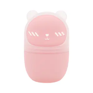 VOCOSTE Portable Bears Makeup Sponge Holder with Cover 1 Pc