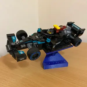 Speed Champion Series W12 Racing Car Wall Mount Stand, Display Base, Ideal for Lego and Car Enthusiasts, Perfect for Favorite Memorabilia