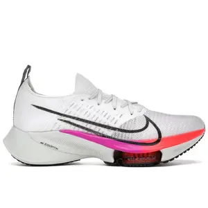 Nike Men's Air Zoom Tempo Next% Flyknit White Hyper Violet Flash Crimson Running Shoes, from StockX