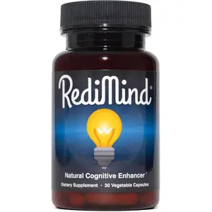 RediMind Natural Cognitive Enhancement Supplement 30 Capsule - Non-GMO, Vegan, Gluten-Free