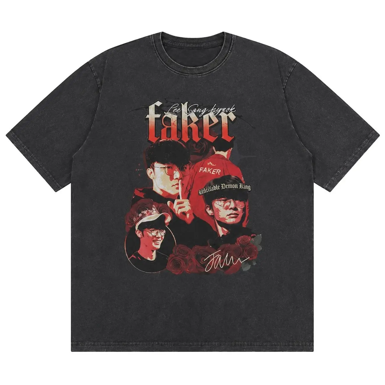 T1 LOL member homeground wash shirt, T1 Faker, T1 Doran, T1 Oner, T1 Peyz, T1 Keria, Gift for Faker's  fan, 2026 League of Legends World Championship shirt UMB