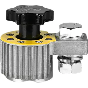 300 Amp  Welding Ground Base Clamp Holder for Welding Kit, Tools, Supplies and Accessories,   with /Off Grounding Capabilities, (8100746)