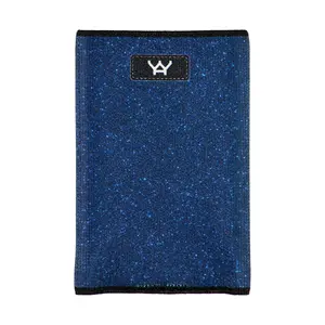 Slim Wallet – Credit Card Holder – Stylish Credit Card Wallet – Front Pocket Wallet – Minimalist Wallet – Mini Wallet – Navy Glitter
