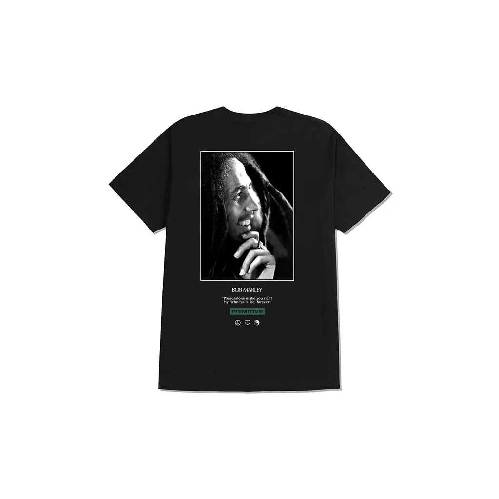 Bob Marley X Primitive Life Forever Tee