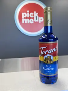 Torani - Blue Raspberry - soda, coffee, water and other beverage flavor add in. taste Hawaii anywhere soda bar addition syrup quench it